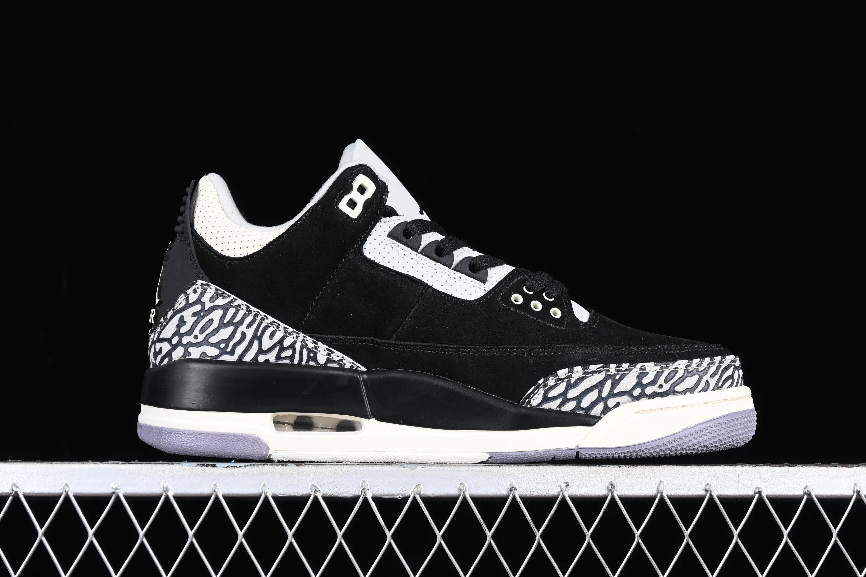 All categories Air Jordan Jordan series basketball shoes Air Jordan 3 Air Jordan 3 Retro "Off Noir" AJ3 Joe 3 old black cement CK9246-001